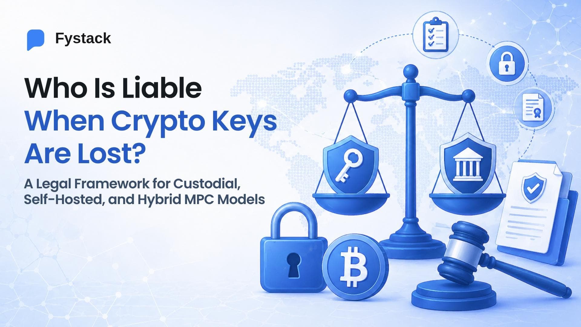 Who Is Liable When Crypto Keys Are Lost? A Legal Framework for Custodial, Self-Hosted, and Hybrid MPC Models