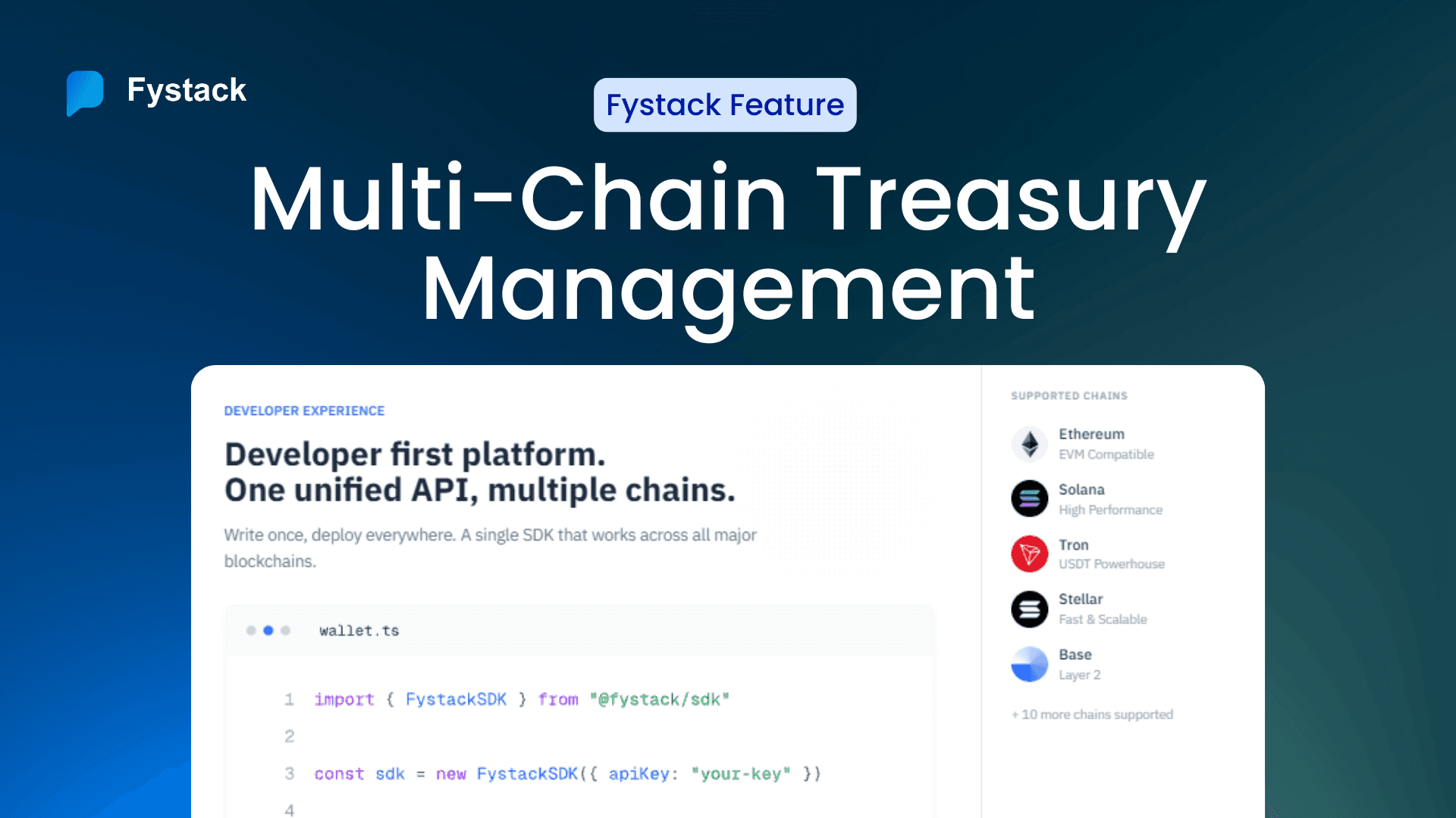 Unified Treasury Management: Operating Liquidity Across 15+ Blokchains From One Dashboard