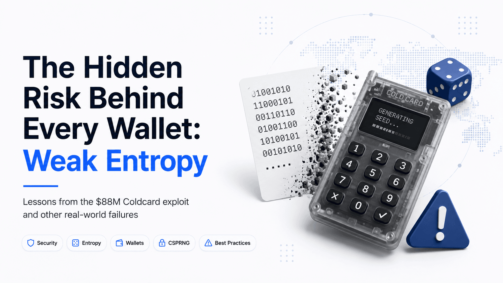 What the Coldcard Exploit of $88M Worth of Bitcoin Taught Us About Wallet Entropy